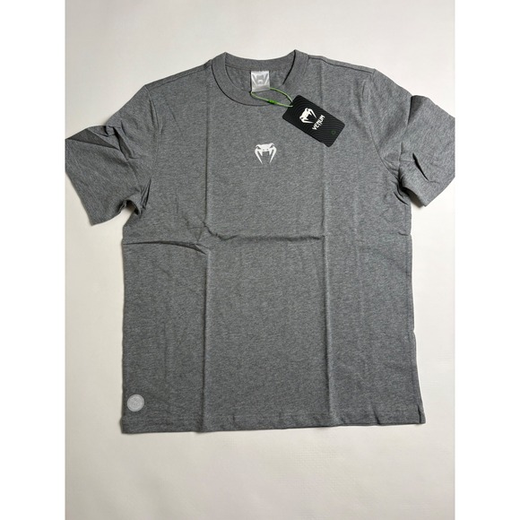 Venum Men's Light Heather Gray Embroidered Logo Short Sleeve Vortex Tee Size XL - Picture 3 of 13